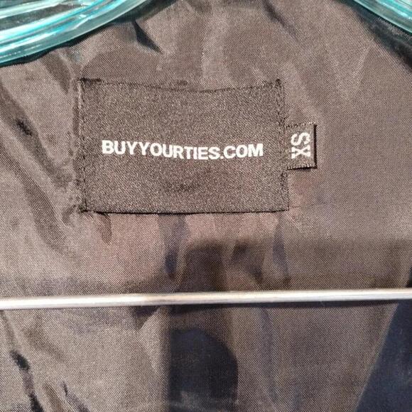 BuyYourTies.com Men's Aqua Formal Wedding/prom/grad Satin Vest Xs - Picture 2 of 9